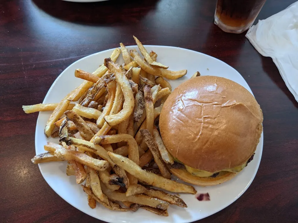 Cheeseburger and Fries