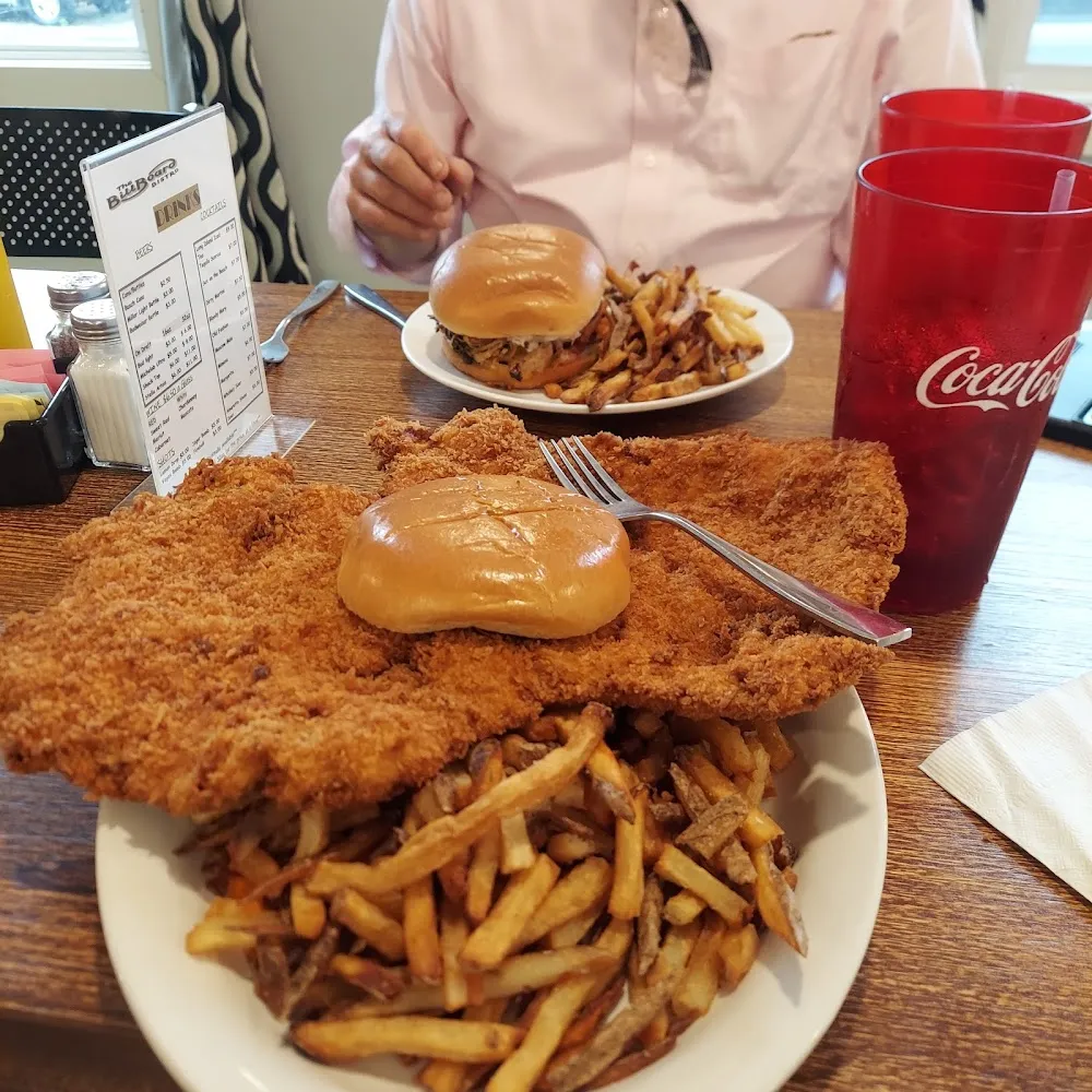Giant Tenderloin Sandwich with American Cheese