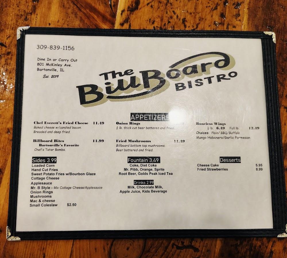 The BillBoard Bistro BillBoard Bites
